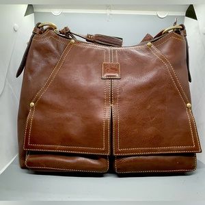 Leather dooney&bourke Florentine Clayton Bag!!  Vancheta leather Only used once